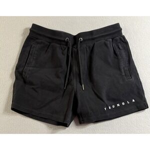 YoungLA Young LA Men's Sz Medium Black The Perfect Shorts Sweat Gym Active